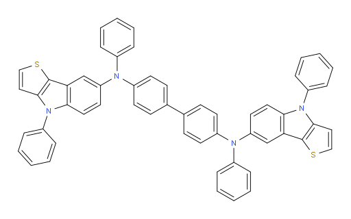 N4,N4'-diphenyl-N4,N4'-bis(4-phenyl-4H-thieno[3,2-b]indol-7-yl)-[1,1'-biphenyl]-4,4'-diamine