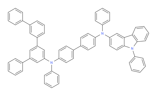 N4-([1,1':3',1'':3'',1'''-quaterphenyl]-5'-yl)-N4,N4'-diphenyl-N4'-(9-phenyl-9H-carbazol-3-yl)-[1,1'-biphenyl]-4,4'-diamine