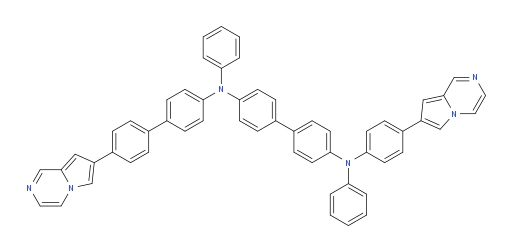 N4,N4'-diphenyl-N4-(4'-(pyrrolo[1,2-a]pyrazin-7-yl)-[1,1'-biphenyl]-4-yl)-N4'-(4-(pyrrolo[1,2-a]pyrazin-7-yl)phenyl)-[1,1'-biphenyl]-4,4'-diamine