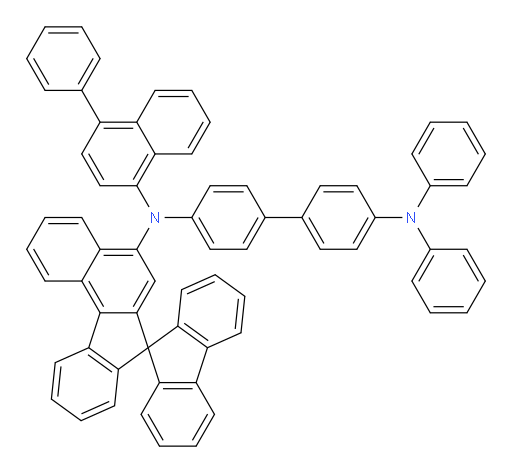 N4,N4-diphenyl-N4'-(4-phenylnaphthalen-1-yl)-N4'-(spiro[benzo[c]fluorene-7,9'-fluoren]-5-yl)-[1,1'-biphenyl]-4,4'-diamine