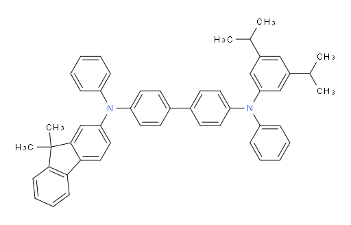 N4-(3,5-diisopropylphenyl)-N4'-(9,9-dimethyl-9H-fluoren-2-yl)-N4,N4'-diphenyl-[1,1'-biphenyl]-4,4'-diamine