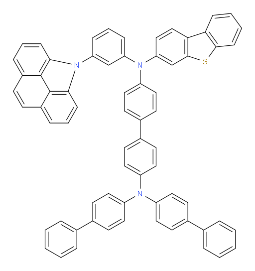 N4-(3-(4H-benzo[def]carbazol-4-yl)phenyl)-N4',N4'-di([1,1'-biphenyl]-4-yl)-N4-(dibenzo[b,d]thiophen-3-yl)-[1,1'-biphenyl]-4,4'-diamine