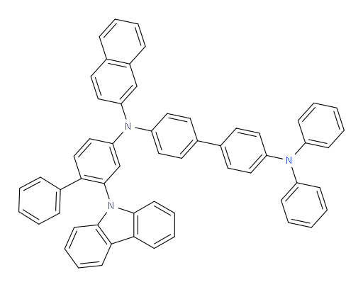 N4-(2-(9H-carbazol-9-yl)-[1,1'-biphenyl]-4-yl)-N4-(naphthalen-2-yl)-N4',N4'-diphenyl-[1,1'-biphenyl]-4,4'-diamine