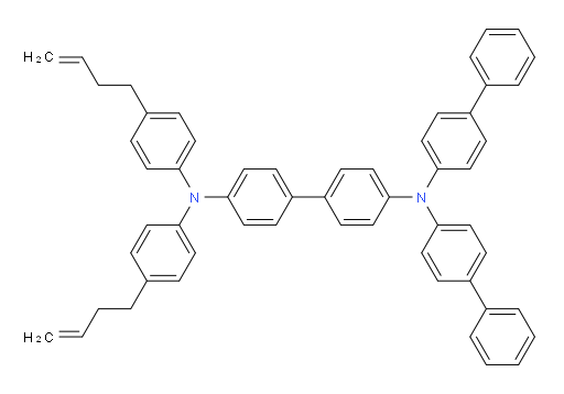 N4,N4-di([1,1'-biphenyl]-4-yl)-N4',N4'-bis(4-(but-3-en-1-yl)phenyl)-[1,1'-biphenyl]-4,4'-diamine
