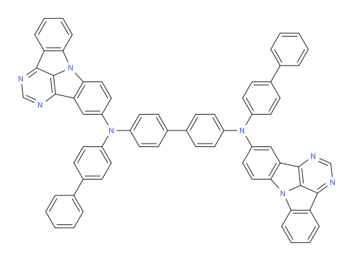 N4,N4'-di([1,1'-biphenyl]-4-yl)-N4,N4'-bis(dibenzo[b,e]pyrimido[4,5,6-gh]pyrrolizin-5-yl)-[1,1'-biphenyl]-4,4'-diamine