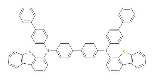N4,N4'-di([1,1'-biphenyl]-4-yl)-N4,N4'-bis(dibenzo[b,d]thiophen-4-yl)-[1,1'-biphenyl]-4,4'-diamine