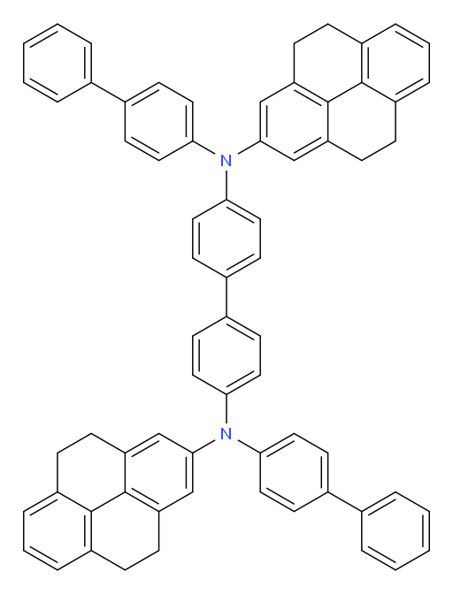 N4,N4'-di([1,1'-biphenyl]-4-yl)-N4,N4'-bis(4,5,9,10-tetrahydropyren-2-yl)-[1,1'-biphenyl]-4,4'-diamine