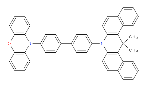 10-(4'-(14,14-dimethyldibenzo[a,j]acridin-7(14H)-yl)-[1,1'-biphenyl]-4-yl)-10H-phenoxazine
