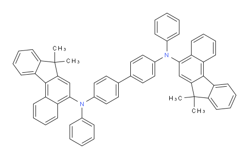 N4,N4'-bis(7,7-dimethyl-7H-benzo[c]fluoren-5-yl)-N4,N4'-diphenyl-[1,1'-biphenyl]-4,4'-diamine