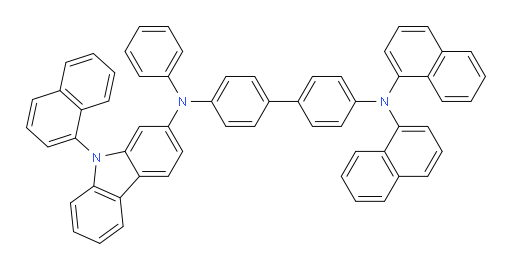 N4,N4-di(naphthalen-1-yl)-N4'-(9-(naphthalen-1-yl)-9H-carbazol-2-yl)-N4'-phenyl-[1,1'-biphenyl]-4,4'-diamine