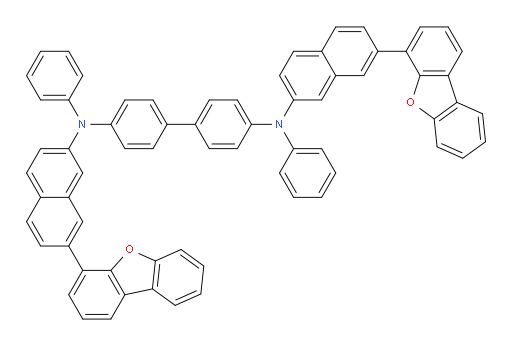 N4,N4'-bis(7-(dibenzo[b,d]furan-4-yl)naphthalen-2-yl)-N4,N4'-diphenyl-[1,1'-biphenyl]-4,4'-diamine