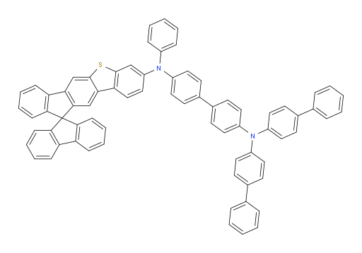 N4,N4-di([1,1'-biphenyl]-4-yl)-N4'-phenyl-N4'-(spiro[benzo[b]fluoreno[2,3-d]thiophene-11,9'-fluoren]-3-yl)-[1,1'-biphenyl]-4,4'-diamine