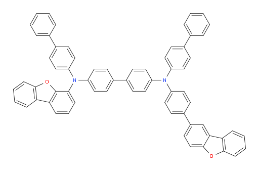 N4,N4'-di([1,1'-biphenyl]-4-yl)-N4-(4-(dibenzo[b,d]furan-2-yl)phenyl)-N4'-(dibenzo[b,d]furan-4-yl)-[1,1'-biphenyl]-4,4'-diamine