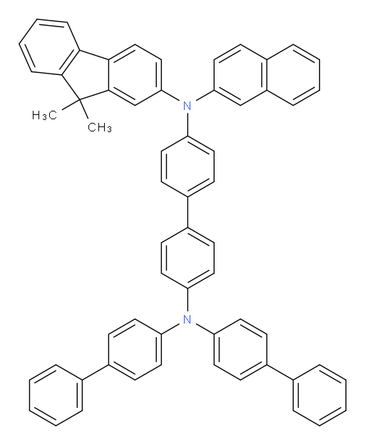 N4,N4-di([1,1'-biphenyl]-4-yl)-N4'-(9,9-dimethyl-9H-fluoren-2-yl)-N4'-(naphthalen-2-yl)-[1,1'-biphenyl]-4,4'-diamine
