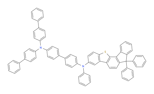 N4,N4-di([1,1'-biphenyl]-4-yl)-N4'-(7,7-diphenyl-7H-benzo[b]fluoreno[3,4-d]thiophen-3-yl)-N4'-phenyl-[1,1'-biphenyl]-4,4'-diamine