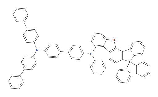N4,N4-di([1,1'-biphenyl]-4-yl)-N4'-(7,7-diphenyl-7H-fluoreno[4,3-b]benzofuran-4-yl)-N4'-phenyl-[1,1'-biphenyl]-4,4'-diamine