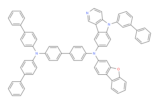 N4-(5-([1,1'-biphenyl]-3-yl)-5H-pyrido[4,3-b]indol-8-yl)-N4',N4'-di([1,1'-biphenyl]-4-yl)-N4-(dibenzo[b,d]furan-3-yl)-[1,1'-biphenyl]-4,4'-diamine