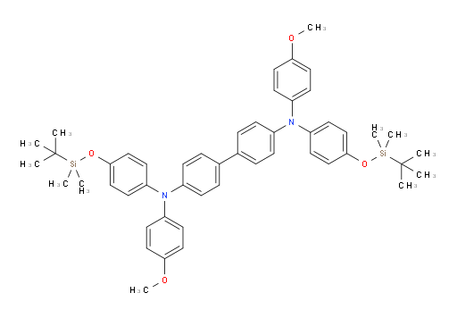 N4,N4'-bis(4-((tert-butyldimethylsilyl)oxy)phenyl)-N4,N4'-bis(4-methoxyphenyl)-[1,1'-biphenyl]-4,4'-diamine