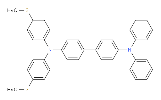 N4,N4-bis(4-(methylthio)phenyl)-N4',N4'-diphenyl-[1,1'-biphenyl]-4,4'-diamine