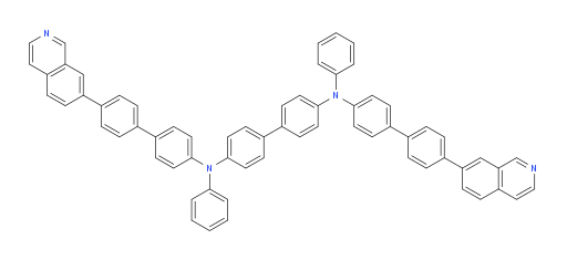 N4,N4'-bis(4'-(isoquinolin-7-yl)-[1,1'-biphenyl]-4-yl)-N4,N4'-diphenyl-[1,1'-biphenyl]-4,4'-diamine