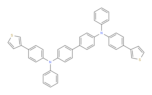 N4,N4'-diphenyl-N4,N4'-bis(4-(thiophen-3-yl)phenyl)-[1,1'-biphenyl]-4,4'-diamine