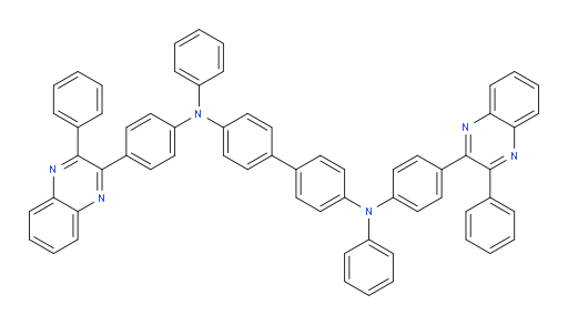 N4,N4'-diphenyl-N4,N4'-bis(4-(3-phenylquinoxalin-2-yl)phenyl)-[1,1'-biphenyl]-4,4'-diamine