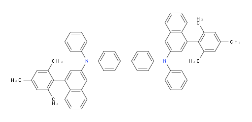 N4,N4'-bis(4-mesitylnaphthalen-2-yl)-N4,N4'-diphenyl-[1,1'-biphenyl]-4,4'-diamine