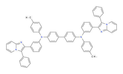 N4,N4'-bis(3-(3-phenylimidazo[1,2-a]pyridin-2-yl)phenyl)-N4,N4'-di-p-tolyl-[1,1'-biphenyl]-4,4'-diamine