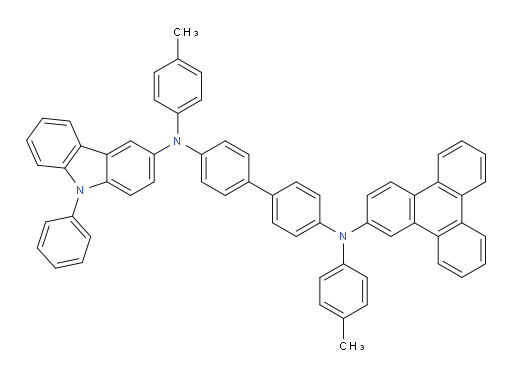 N4-(9-phenyl-9H-carbazol-3-yl)-N4,N4'-di-p-tolyl-N4'-(triphenylen-2-yl)-[1,1'-biphenyl]-4,4'-diamine
