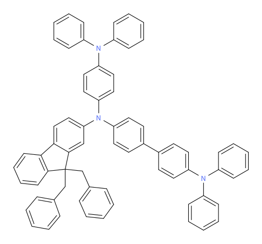 N4-(9,9-dibenzyl-9H-fluoren-2-yl)-N4-(4-(diphenylamino)phenyl)-N4',N4'-diphenyl-[1,1'-biphenyl]-4,4'-diamine