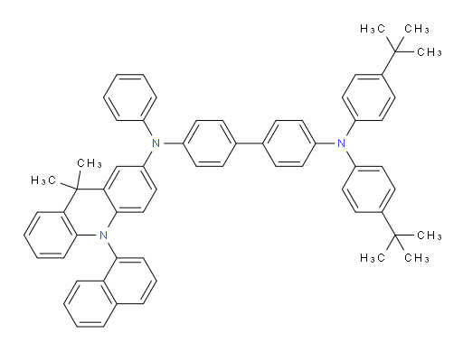 N4,N4-bis(4-(tert-butyl)phenyl)-N4'-(9,9-dimethyl-10-(naphthalen-1-yl)-9,10-dihydroacridin-2-yl)-N4'-phenyl-[1,1'-biphenyl]-4,4'-diamine