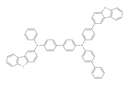 N4-([1,1'-biphenyl]-4-yl)-N4-(4-(dibenzo[b,d]furan-2-yl)phenyl)-N4'-(dibenzo[b,d]thiophen-2-yl)-N4'-phenyl-[1,1'-biphenyl]-4,4'-diamine