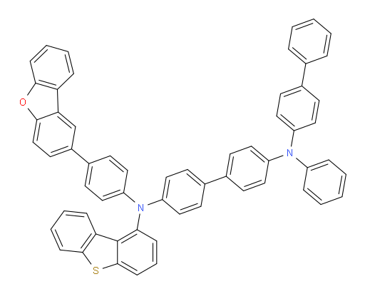N4-([1,1'-biphenyl]-4-yl)-N4'-(4-(dibenzo[b,d]furan-2-yl)phenyl)-N4'-(dibenzo[b,d]thiophen-1-yl)-N4-phenyl-[1,1'-biphenyl]-4,4'-diamine