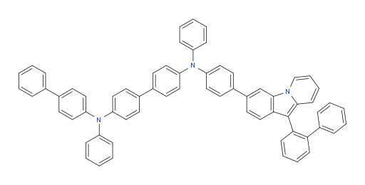 N4-(4-(10-([1,1'-biphenyl]-2-yl)pyrido[1,2-a]indol-3-yl)phenyl)-N4'-([1,1'-biphenyl]-4-yl)-N4,N4'-diphenyl-[1,1'-biphenyl]-4,4'-diamine
