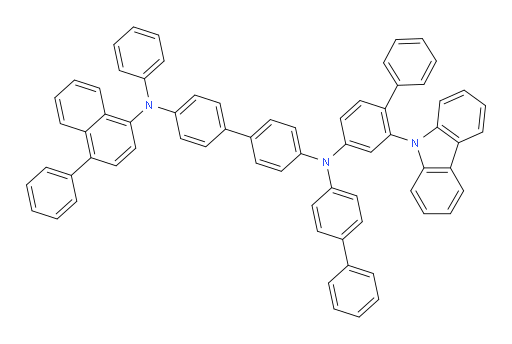 N4-(2-(9H-carbazol-9-yl)-[1,1'-biphenyl]-4-yl)-N4-([1,1'-biphenyl]-4-yl)-N4'-phenyl-N4'-(4-phenylnaphthalen-1-yl)-[1,1'-biphenyl]-4,4'-diamine