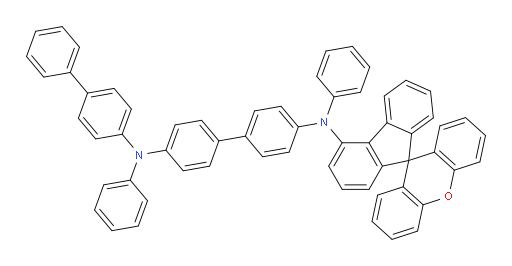 N4-([1,1'-biphenyl]-4-yl)-N4,N4'-diphenyl-N4'-(spiro[fluorene-9,9'-xanthen]-4-yl)-[1,1'-biphenyl]-4,4'-diamine