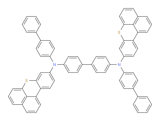 N4,N4'-di([1,1'-biphenyl]-4-yl)-N4,N4'-bis(benzo[kl]thioxanthen-9-yl)-[1,1'-biphenyl]-4,4'-diamine