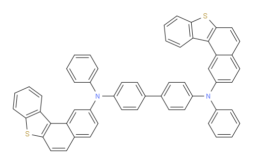 N4,N4'-bis(benzo[b]naphtho[1,2-d]thiophen-2-yl)-N4,N4'-diphenyl-[1,1'-biphenyl]-4,4'-diamine