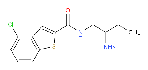 N-(2-aminobutyl)-4-chlorobenzo[b]thiophene-2-carboxamide