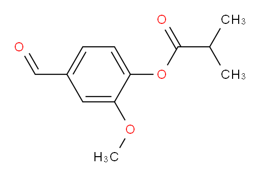 4-formyl-2-methoxyphenyl isobutyrate