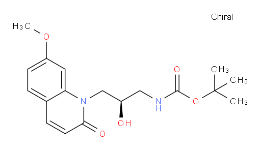 (R)-tert-butyl (2-hydroxy-3-(7-methoxy-2-oxoquinolin-1(2H)-yl)propyl)carbamate
