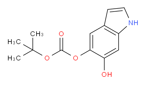 tert-butyl (6-hydroxy-1H-indol-5-yl) carbonate