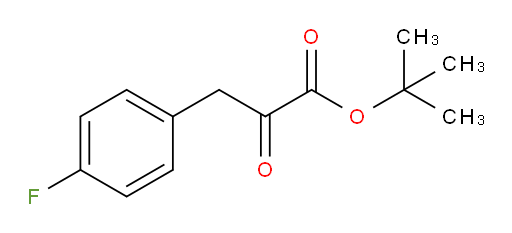 tert-butyl 3-(4-fluorophenyl)-2-oxopropanoate