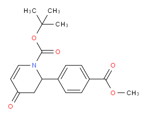tert-butyl 2-(4-(methoxycarbonyl)phenyl)-4-oxo-3,4-dihydropyridine-1(2H)-carboxylate
