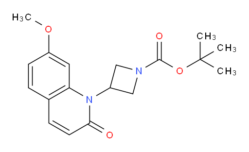 tert-butyl 3-(7-methoxy-2-oxoquinolin-1(2H)-yl)azetidine-1-carboxylate
