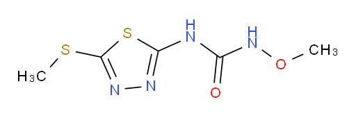 1-methoxy-3-(5-(methylthio)-1,3,4-thiadiazol-2-yl)urea