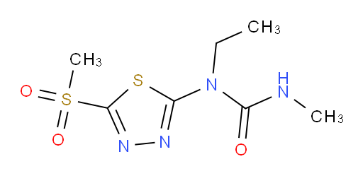 1-ethyl-3-methyl-1-(5-(methylsulfonyl)-1,3,4-thiadiazol-2-yl)urea