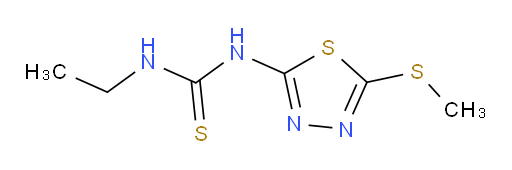 1-ethyl-3-(5-(methylthio)-1,3,4-thiadiazol-2-yl)thiourea