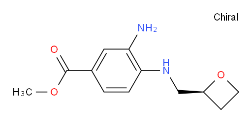 (S)-methyl 3-amino-4-((oxetan-2-ylmethyl)amino)benzoate