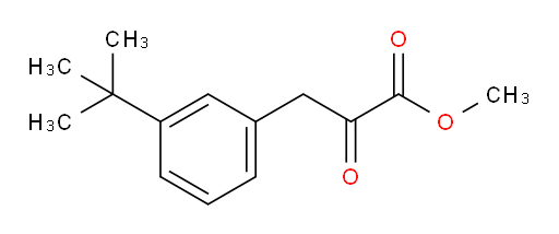 methyl 3-(3-(tert-butyl)phenyl)-2-oxopropanoate